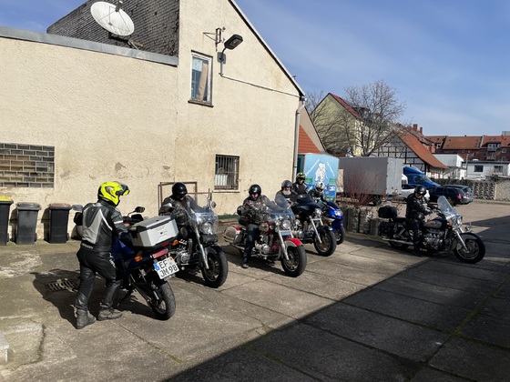 Abfahrt zur Motorradmesse in Erfurt 09.03.2024
