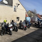 Abfahrt zur Motorradmesse in Erfurt 09.03.2024