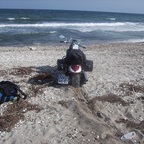Trude in Gibraltar am Strand versenkt